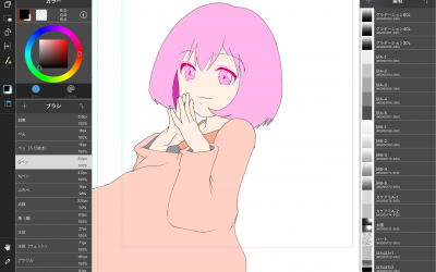 コミティア報告と、綺麗な女の子を描けるように頑張るんだ